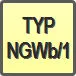 Piktogram - Typ: NGWb/1